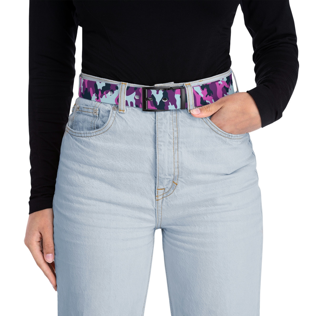 Pink Camouflage Belt