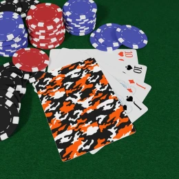 Halloween Camouflage Playing Cards