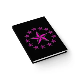 Pink Nautical Stars Sketchbook