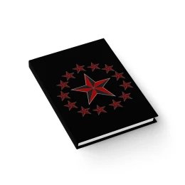 Red Nautical Stars Sketchbook