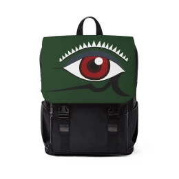Egyptian Eye Casual Shoulder Backpack (Green)