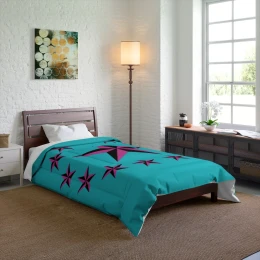 Pink Nautical Stars Comforter