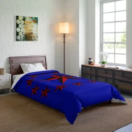 Red Nautical Stars Comforter