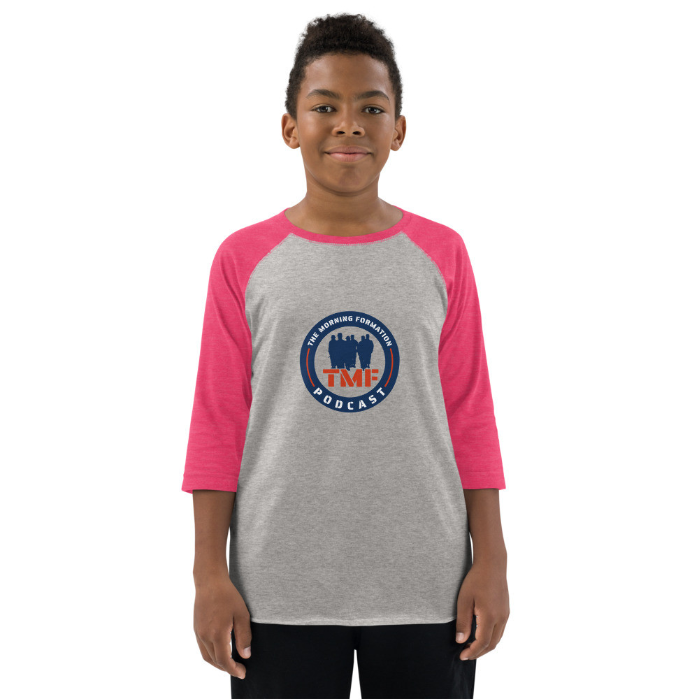 Youth baseball colorful logo shirt