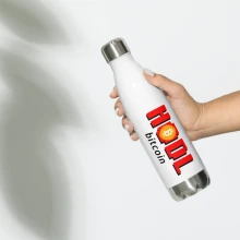 Bitcoin Stainless Steel Water Bottle