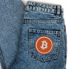 Bitcoin Embroidered Patch