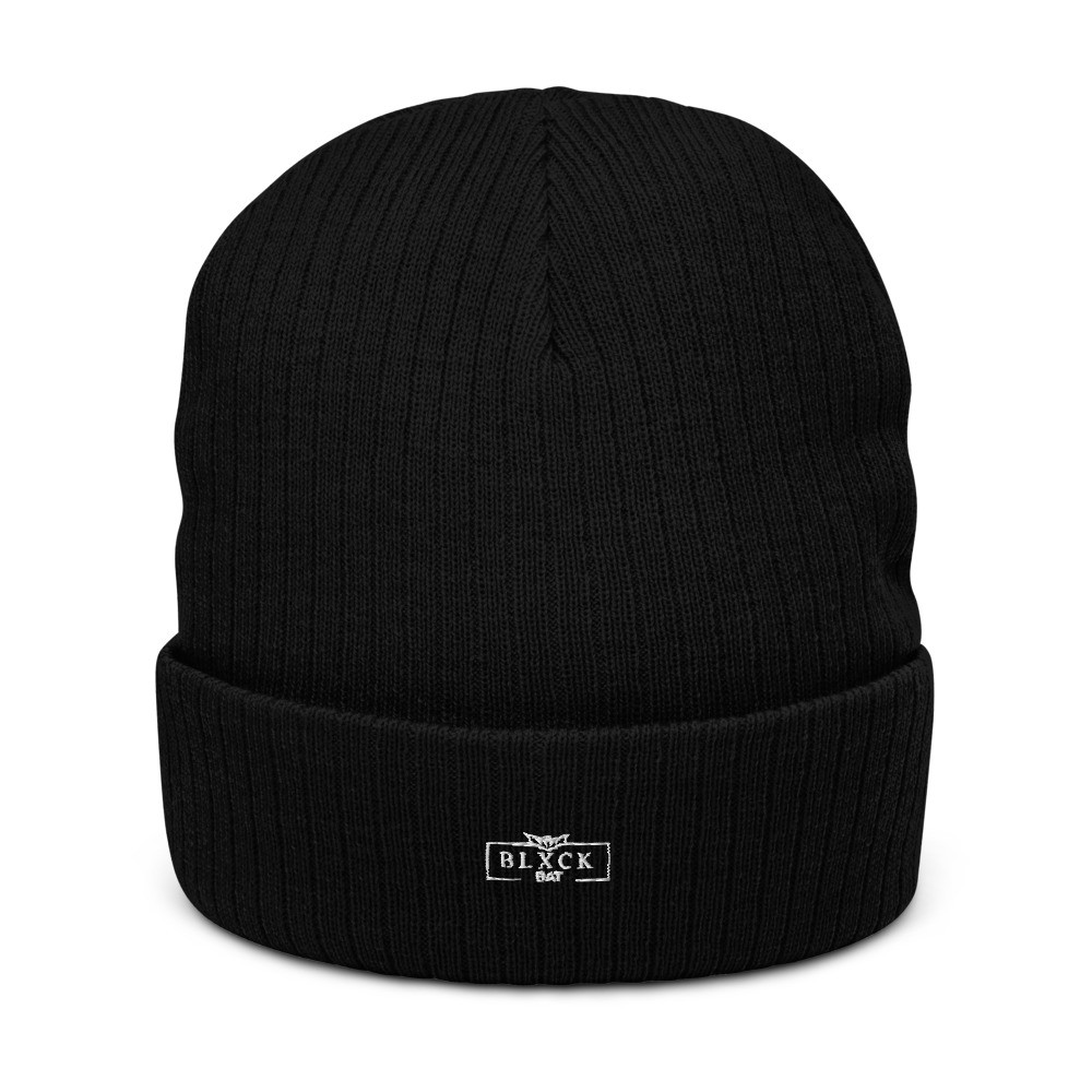 Blxck Bat Recycled cuffed beanie