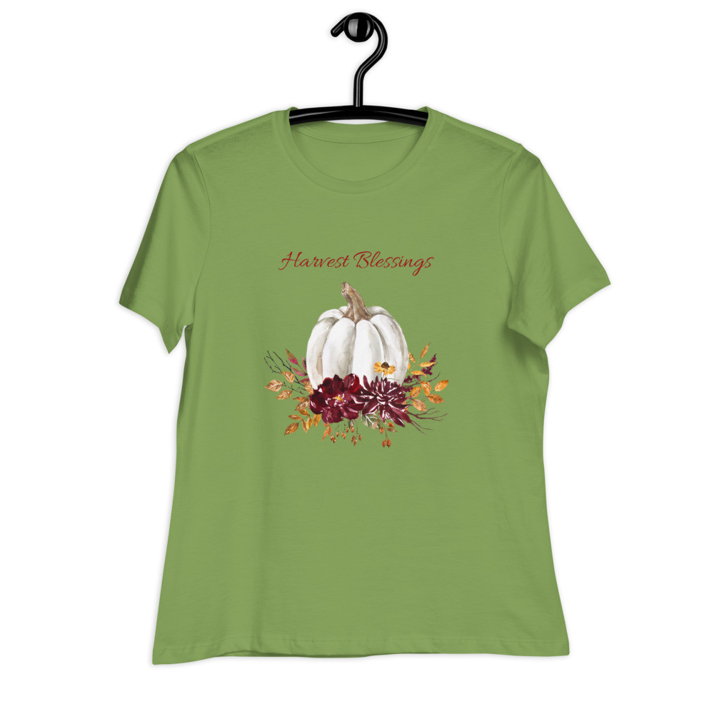 Harvest Blessings Women's Relaxed T-Shirt fall autumn