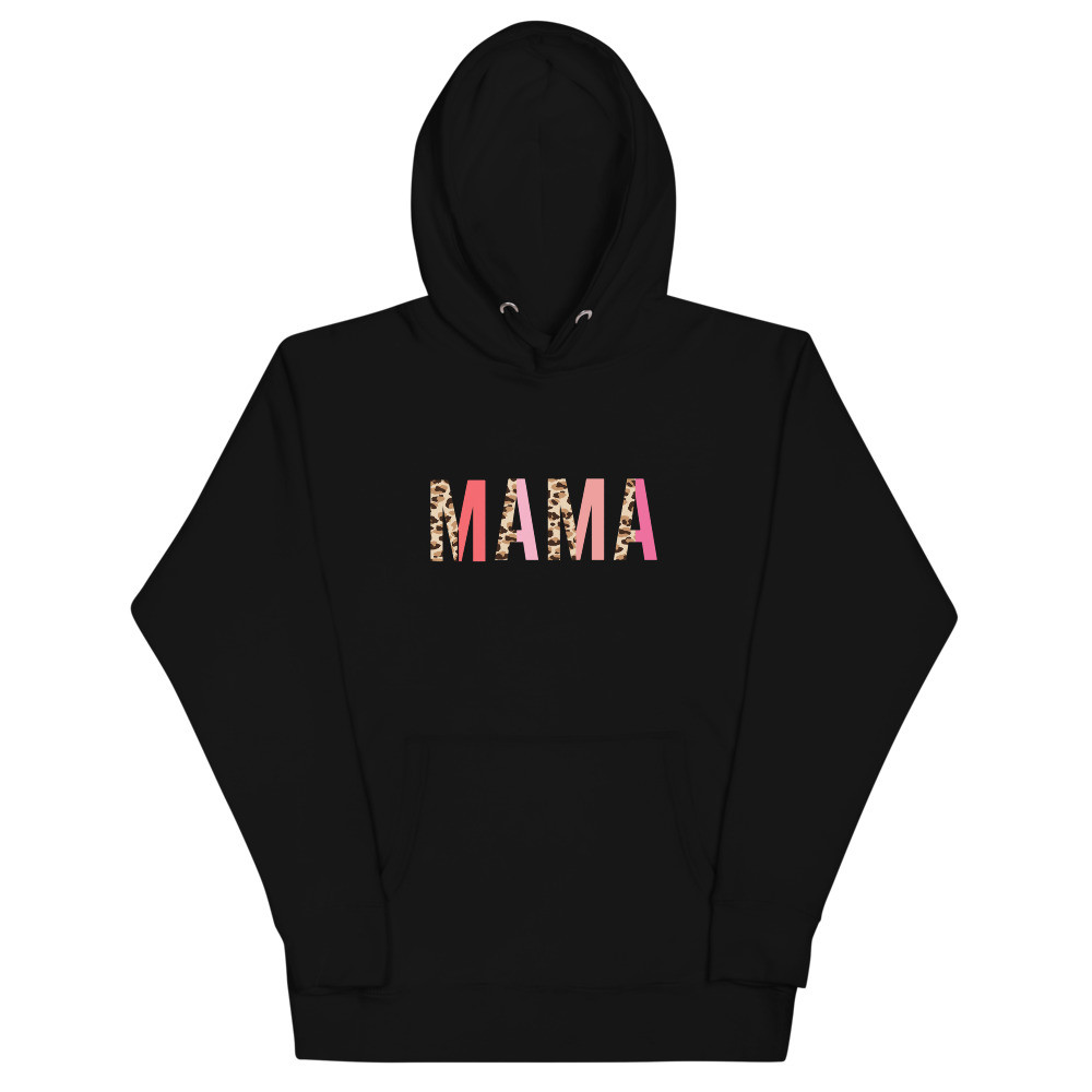 MAMA leopard multi Unisex Hoodie