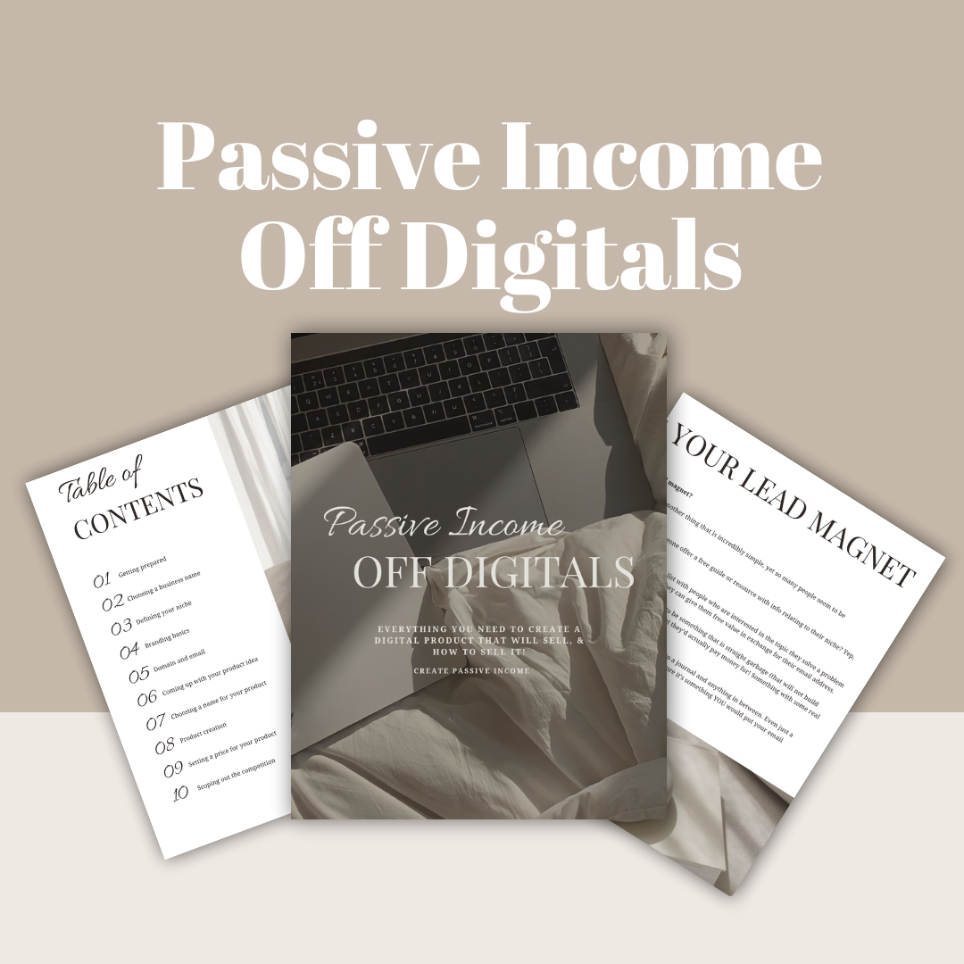 Passive Income Off Digitals