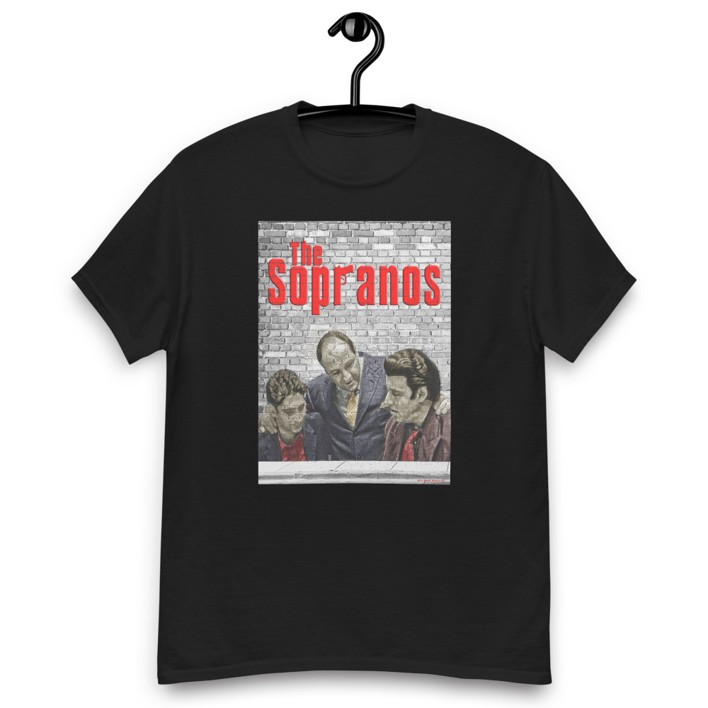 The Sopranos- Brick wall effect-Men's classic tee