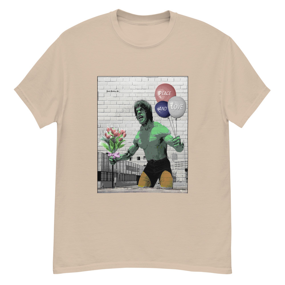 Hulk Banksy Style - Men's classic tee