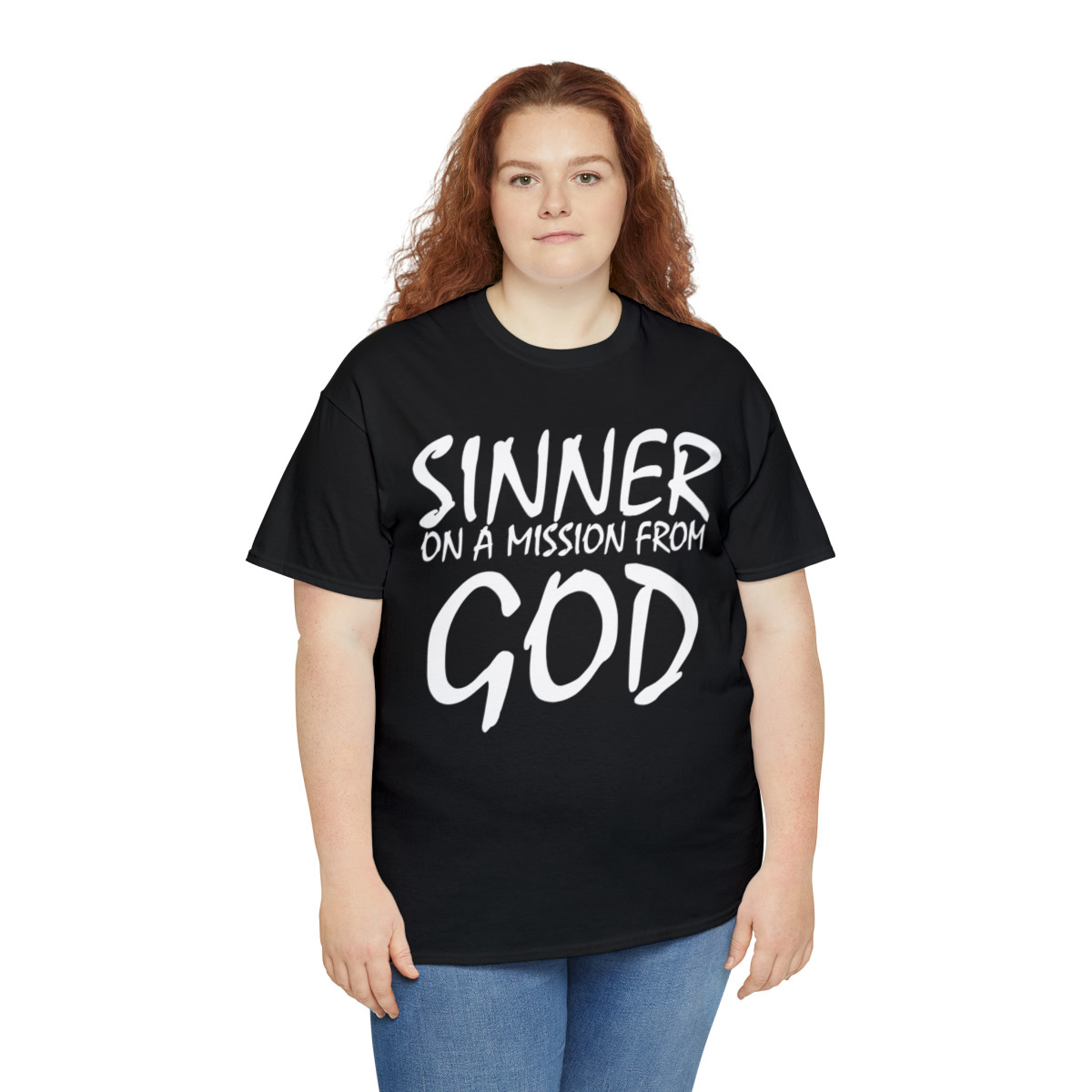 Sinner on a mission from God Men's Short Sleeve Tee