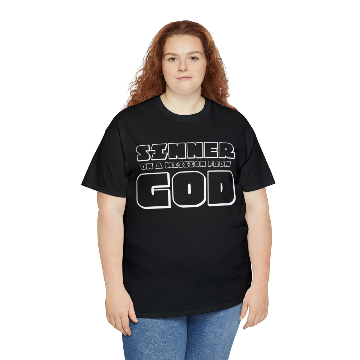 Sinner on a mission from God 3 Men's Short Sleeve Tee