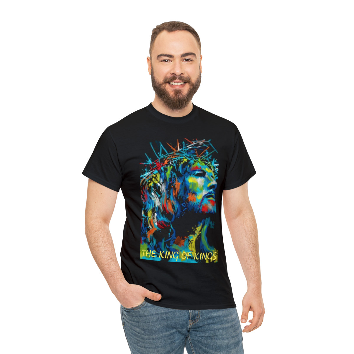 Jesus Christ the King of Kings Men's Short Sleeve Tee