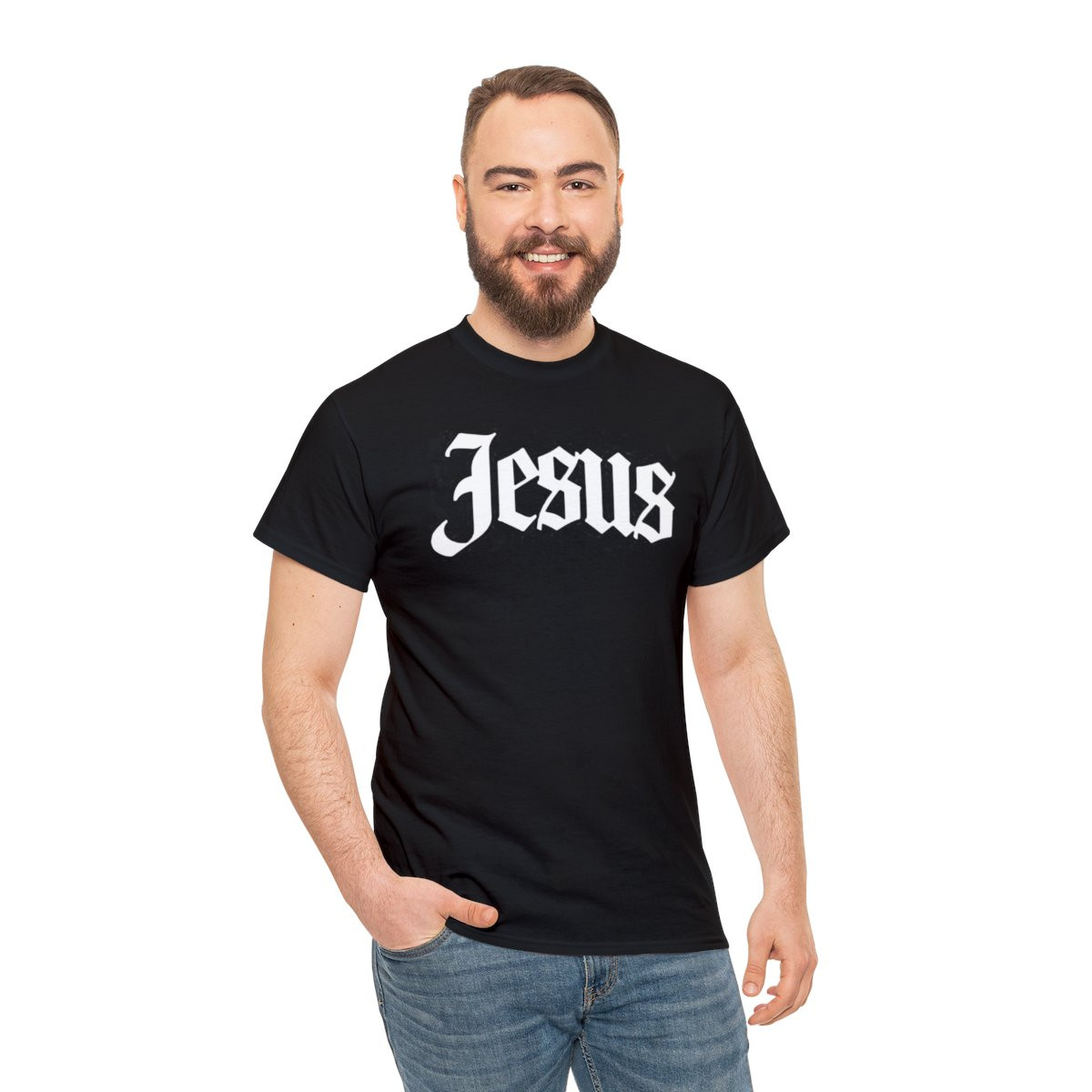 Jesus white Unisex Short Sleeve Tee