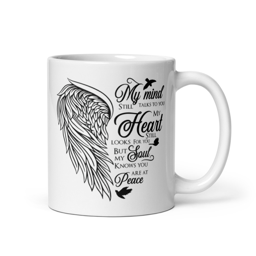 My Mind, My Heart - White Glossy Mug
