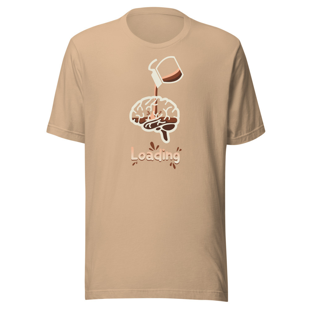 Coffee Brain Loading Unisex T-Shirt