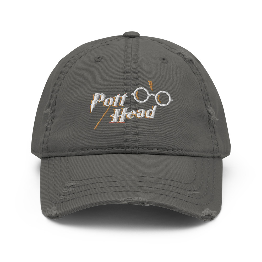 Harry Potter "Pott Head" Distressed Dad Hat
