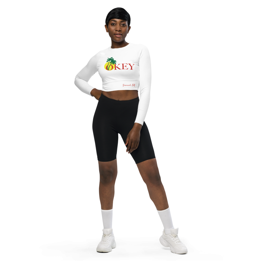 Okey Long Sleeve Crop Top