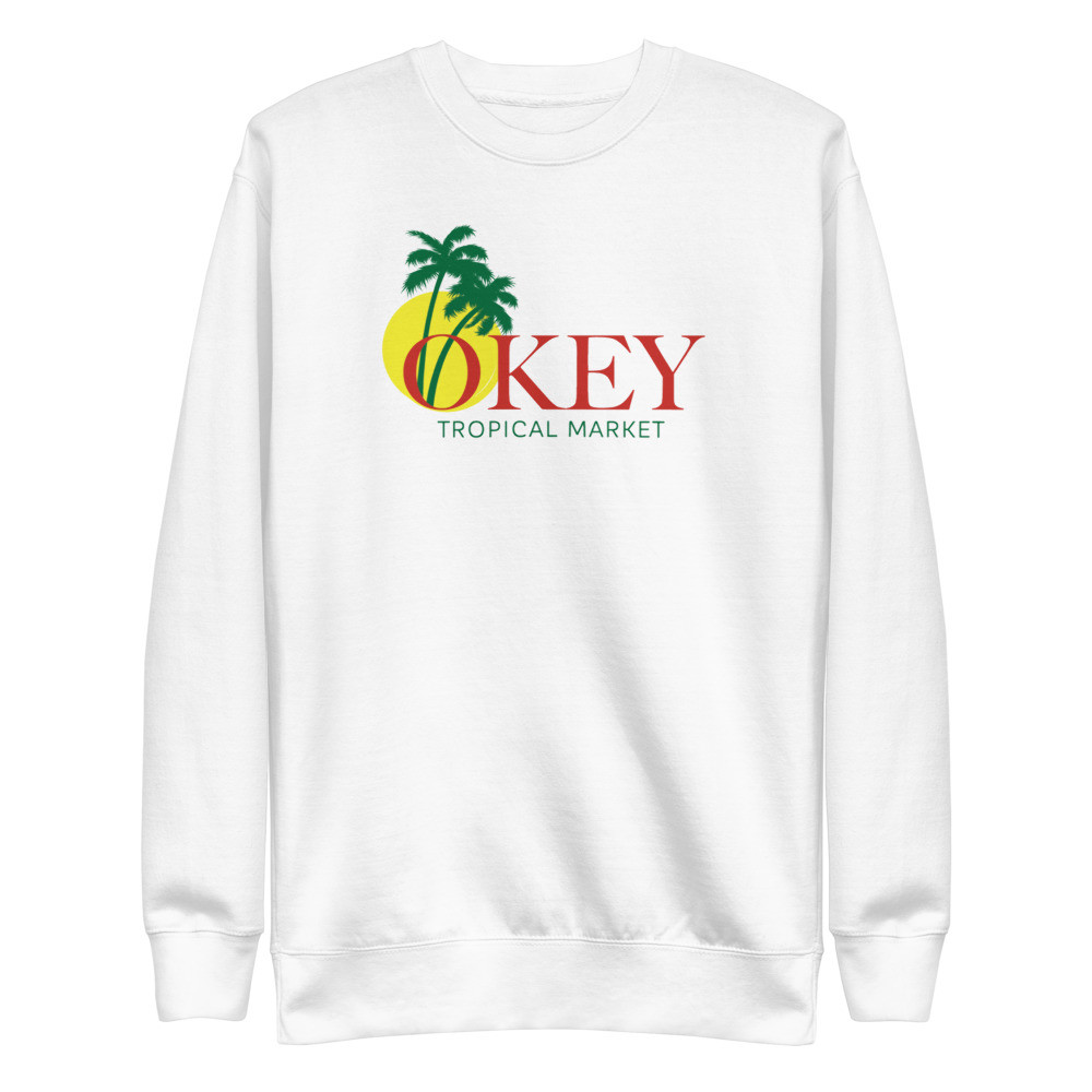 Okey Tropical Unisex Premium Sweatshirt (variable colors)