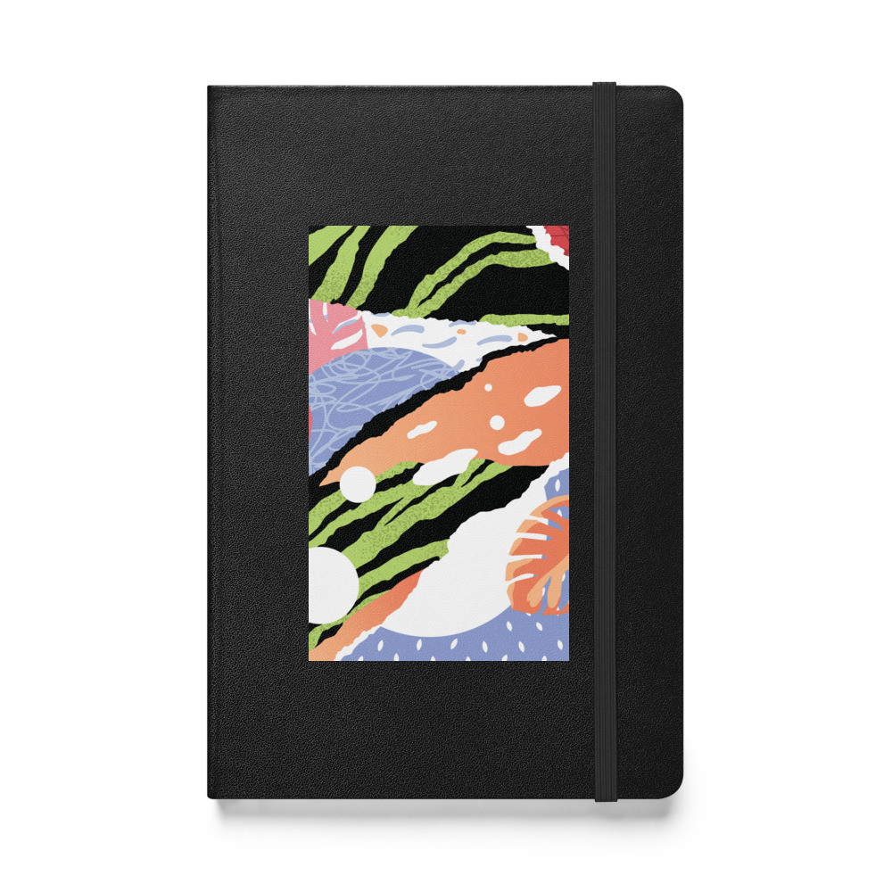 Hardcover bound notebook