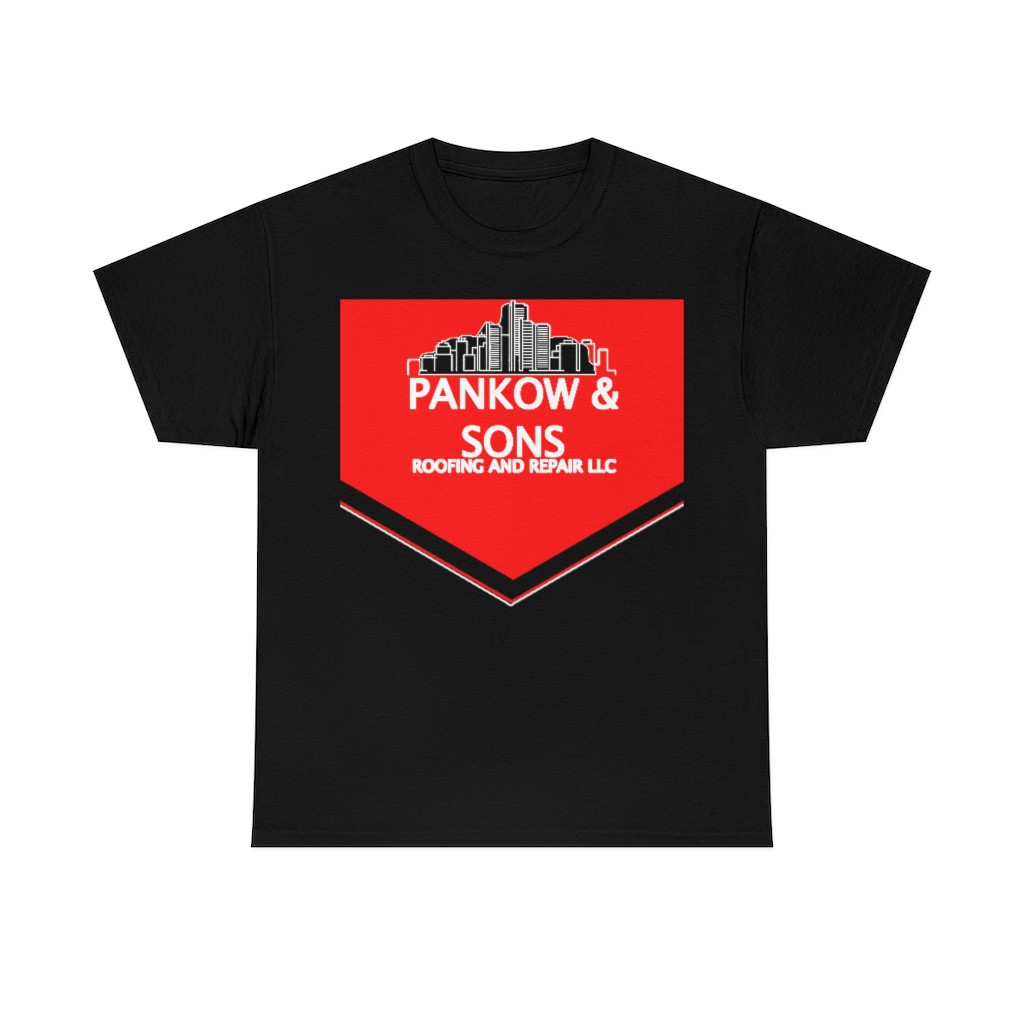 Pankow and Sons Roofing  Unisex Heavy Cotton Tee