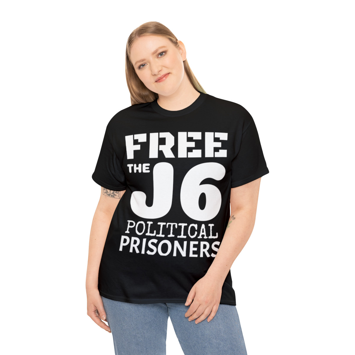 Free the J6 political prisoners Unisex Short Sleeve Tee