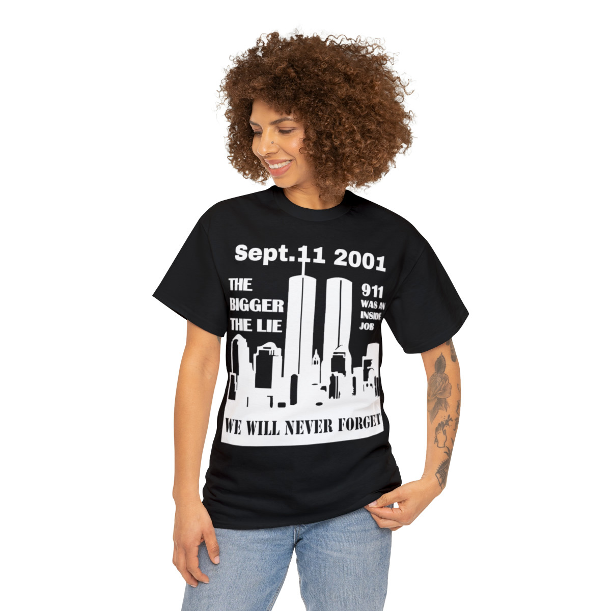 911 It Was An Inside Job Never Forget 2 Unisex Short Sleeve Tee