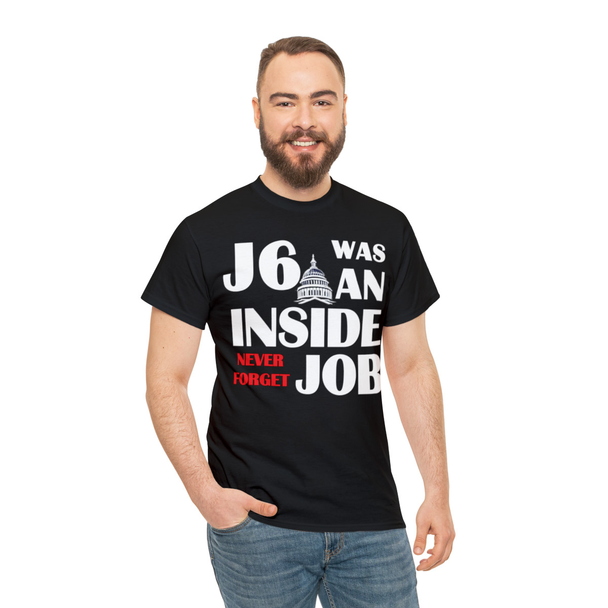 J6 Was An Inside Job Never Forget Unisex Short Sleeve Tee