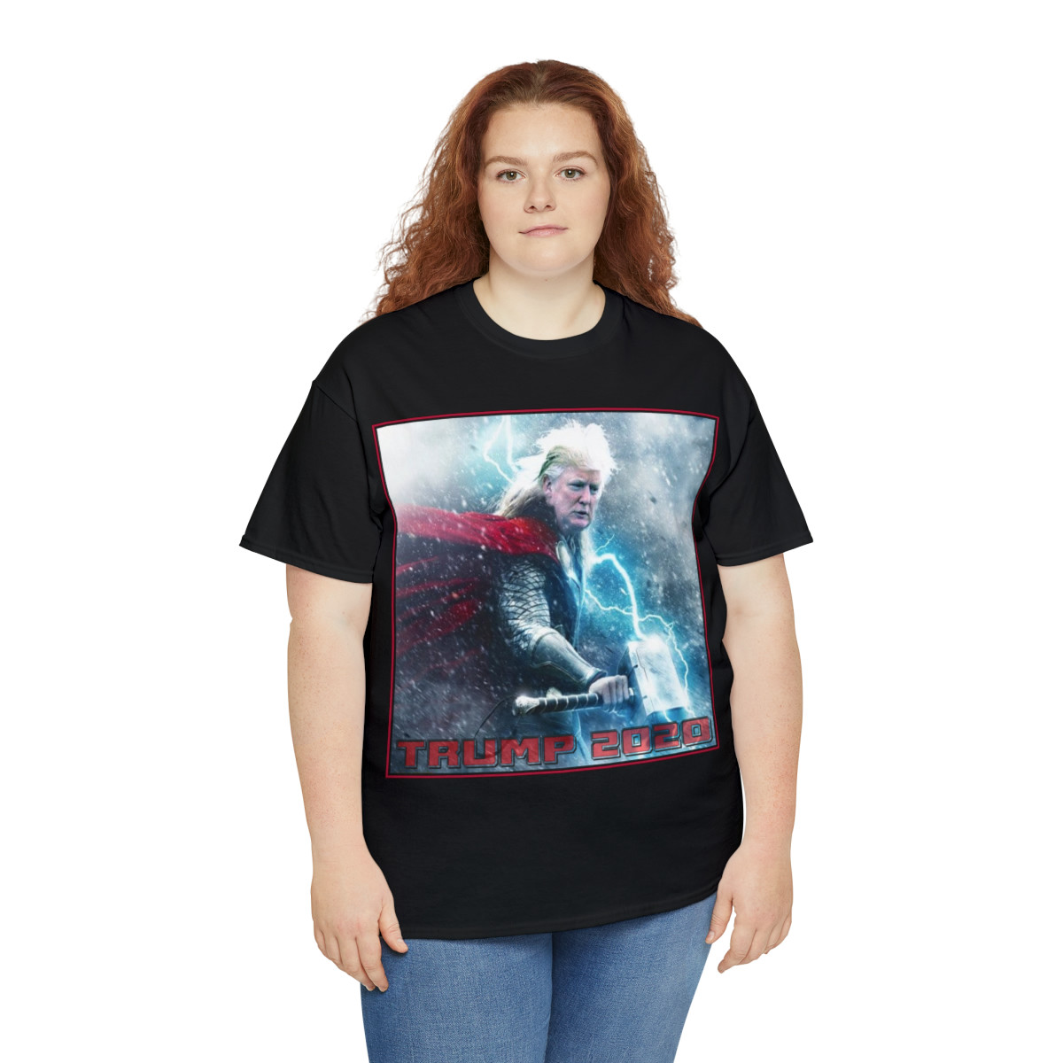 TRUMP Storm Bringer President Thor the Thunder of God Short Sleeve Tee