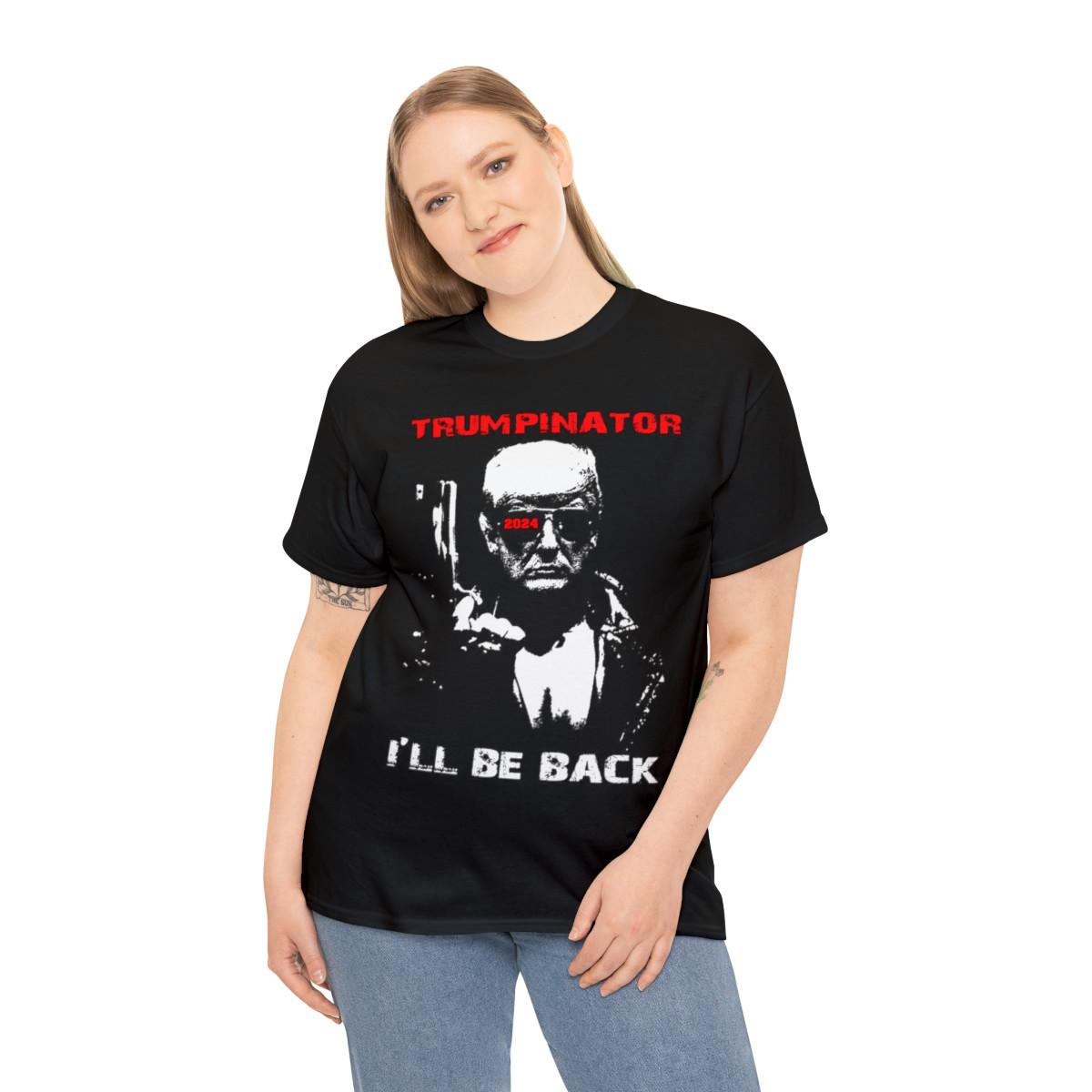 Trumpinator I'll Be back Donald J Trump 2024 Men's Short Sleeve T Shirt