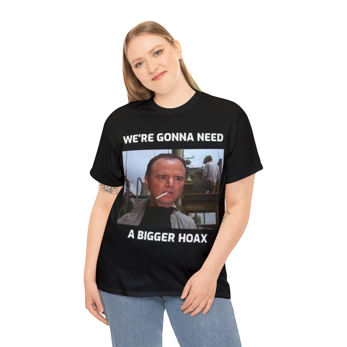 Adam Schiff We're Gonna Need A Bigger Hoax for TRUMP Men's Short Sleeve T Shirt