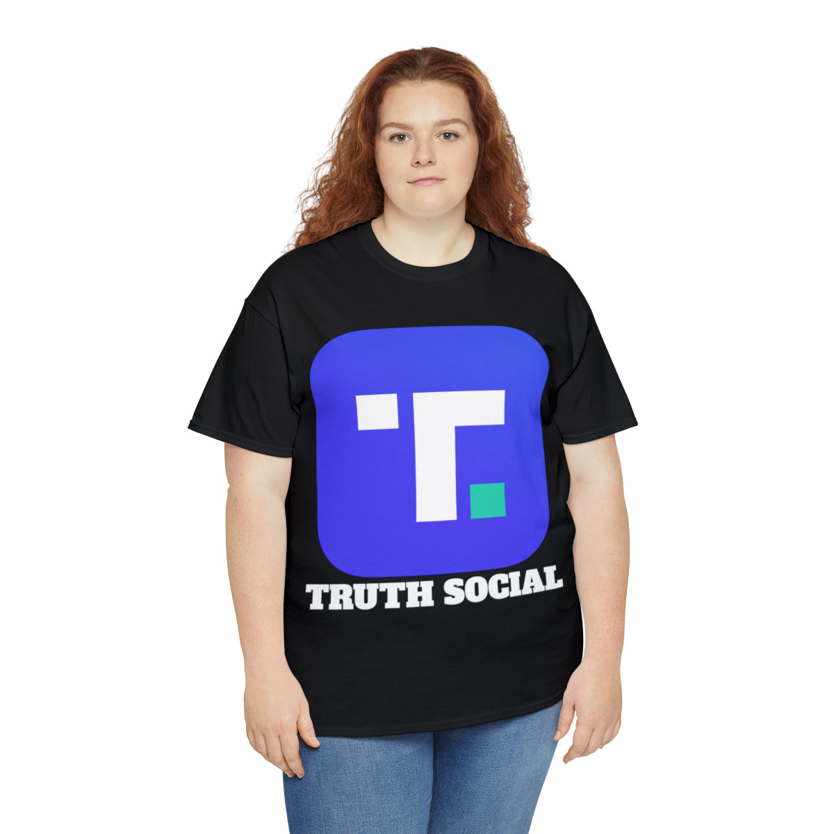 Truth Social T logo Trump Returns To Social Media Men's Short Sleeve Tee