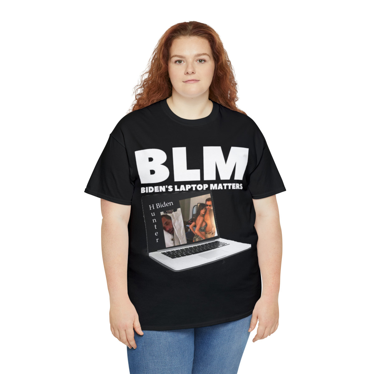 Hunter Biden's Laptop Matters TRUMP 2024  Men's Short Sleeve T Shirt