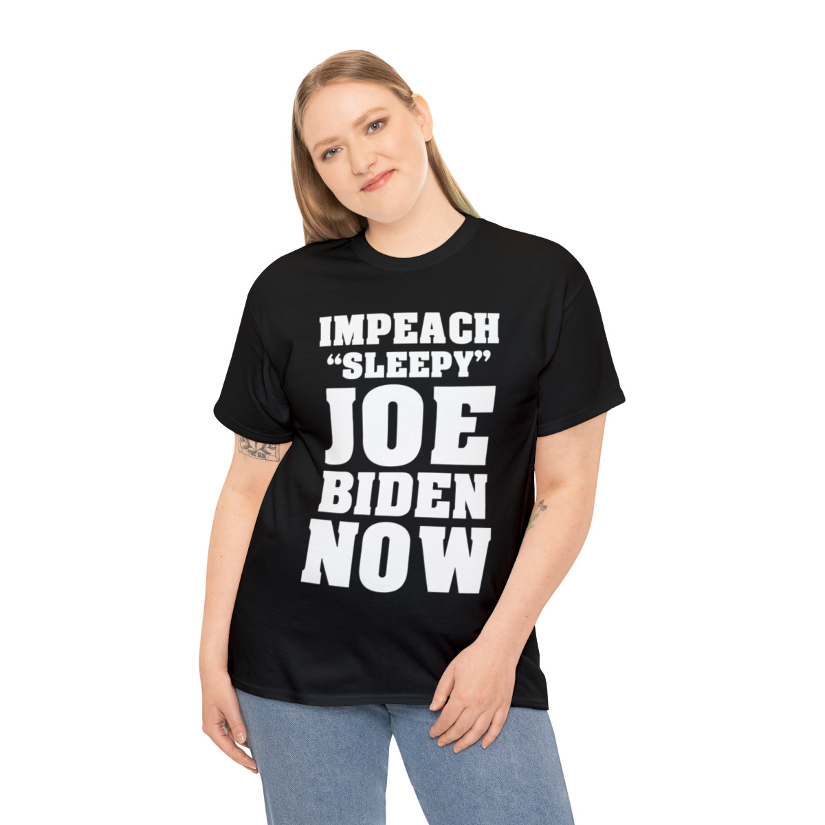 Impeach Sleepy Joe Biden Now Unisex short Sleeve Tee