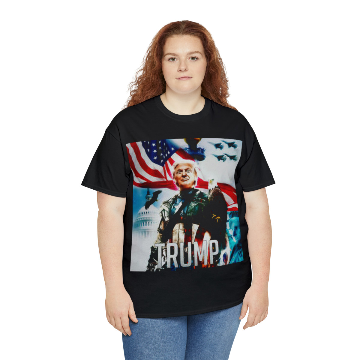TRUMP Captain America Hero Unisex Heavy Cotton Tee