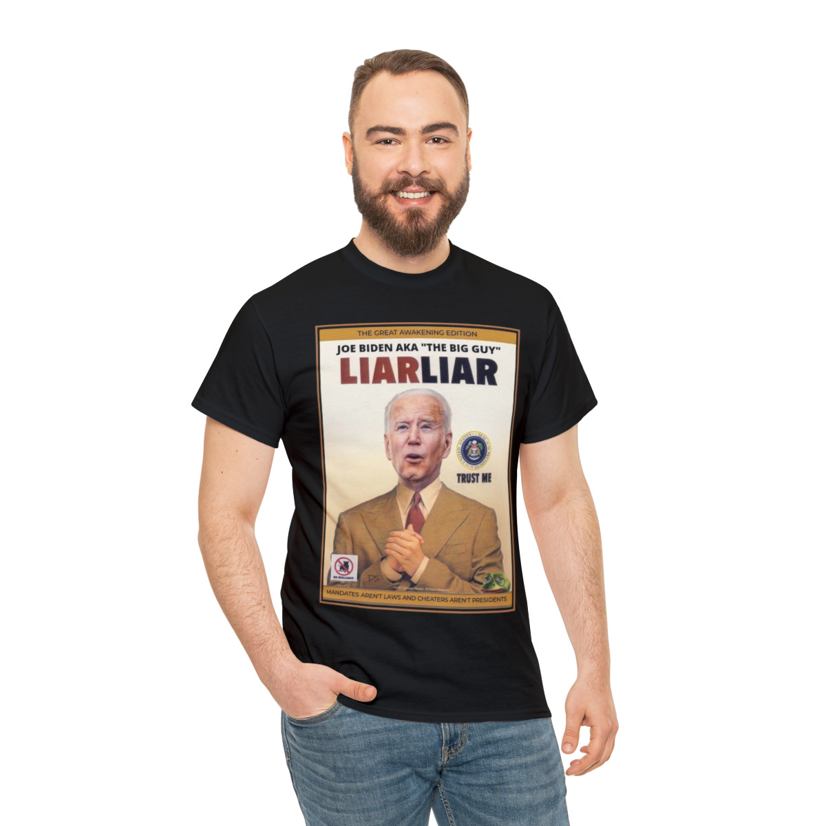 Joe Biden the Big Guy Liar Liar Unisex Short Sleeve Tee