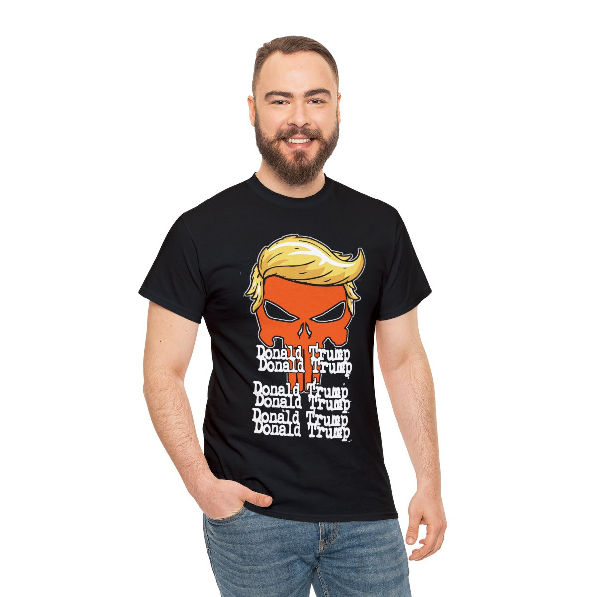 Donlald Trump 2024 Orange Man Cheap Trick Style  Unisex Short Sleeve Tee