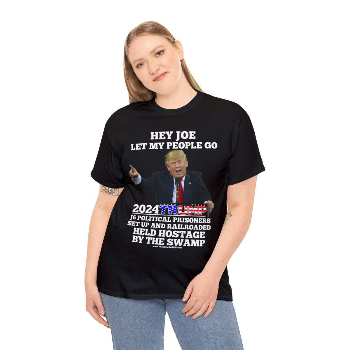 Trump 2024 Let My People Go unisex Short Sleeve Tee