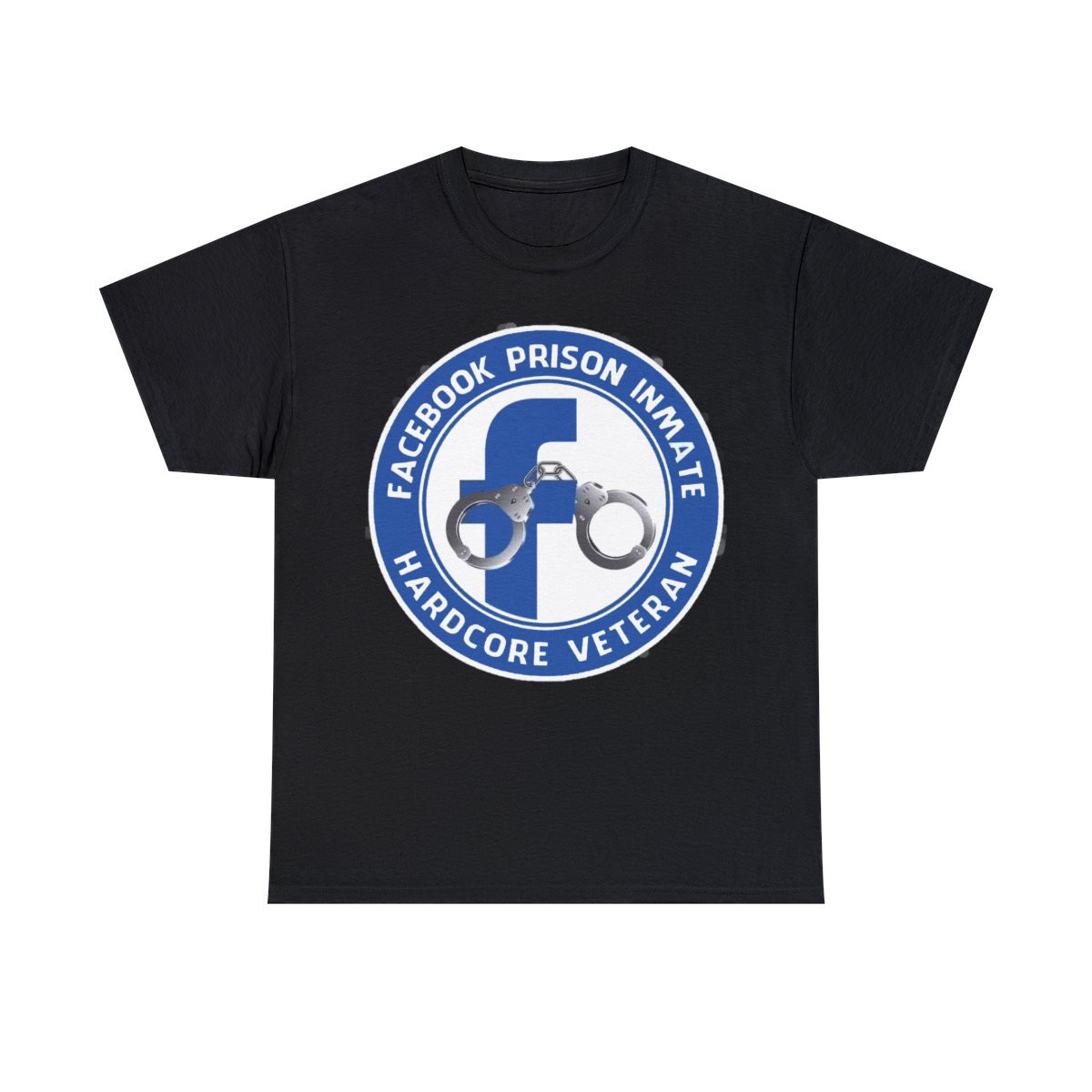 Facebook Prison Inmate Hardcore Veteran Men's Short Sleeve T Shirt