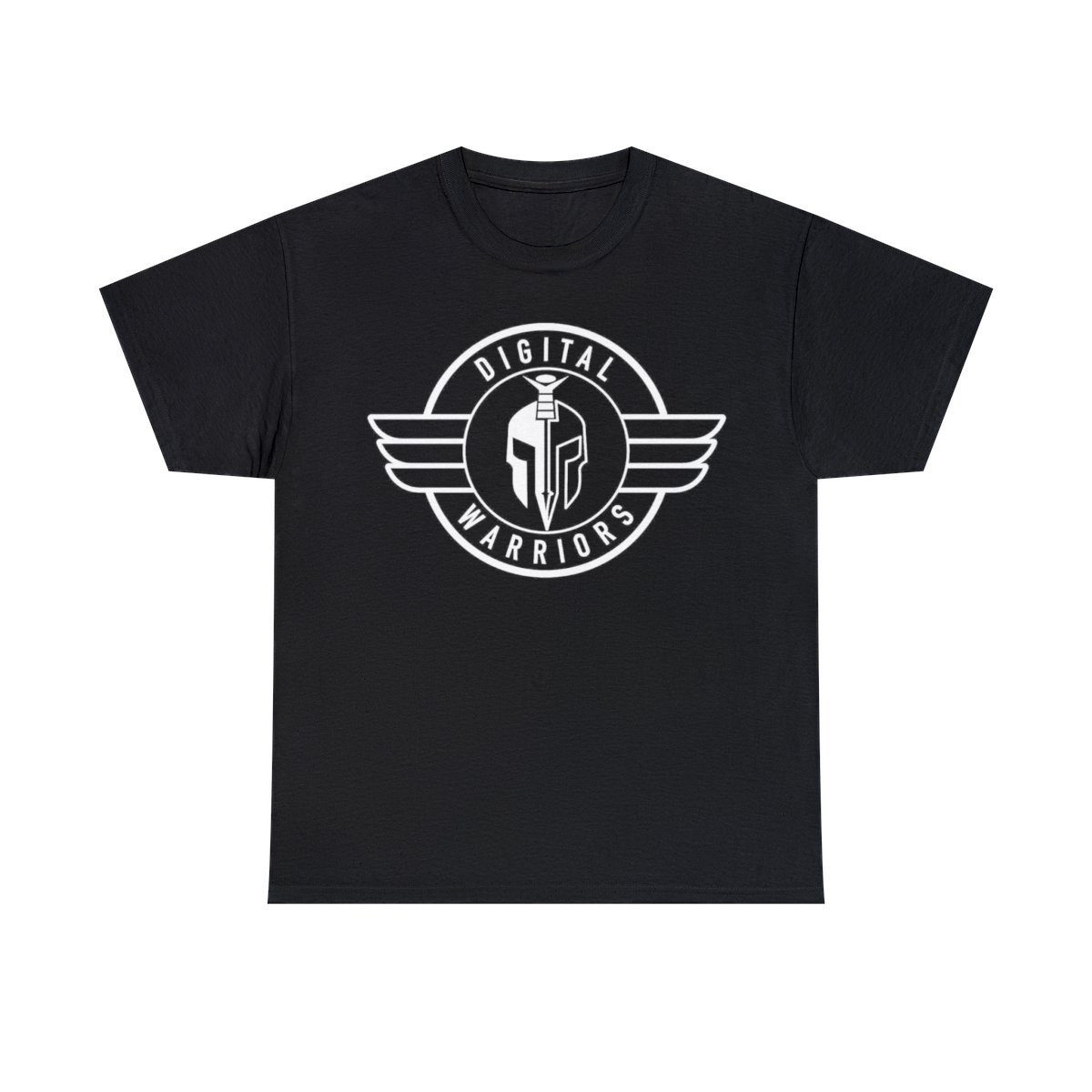 Digital Warriors of the Great Awakening Cue Anon 17 Unisex Heavy Cotton Tee