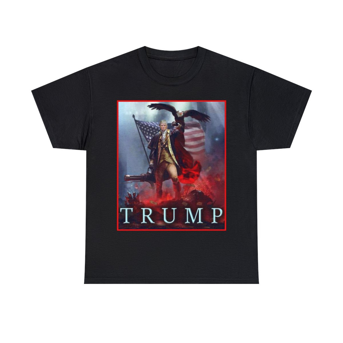 President Donald J. Trump as George Washington  Men's Short Sleeve T Shirt