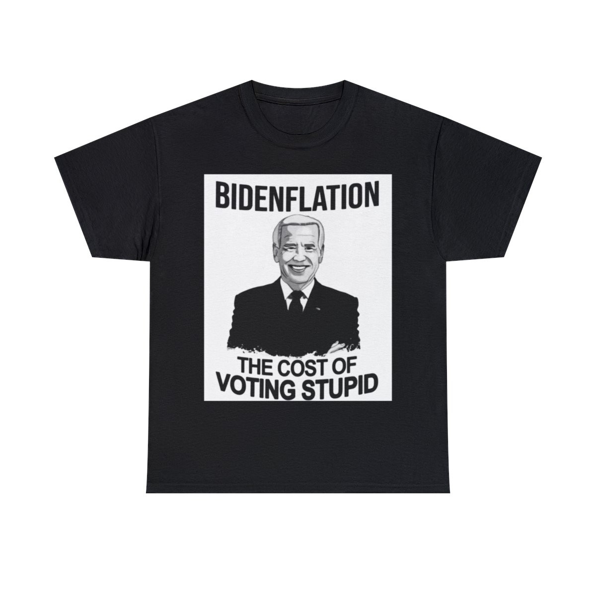 Bidenflation the cost of voting stupid Men's Short Sleeve Tee