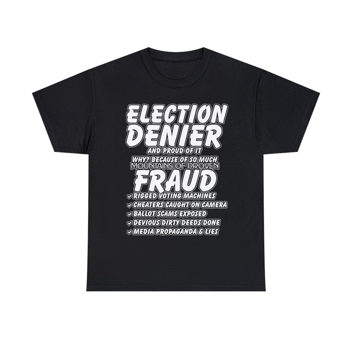 Election Denier Men's Short Sleeve Tee