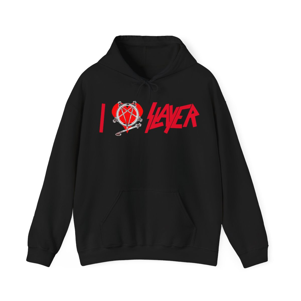 Slatanic I <3 SLAYER Unisex Heavy Blend™ Hooded Sweatshirt