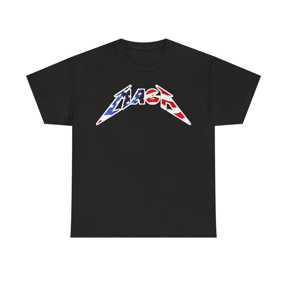 MAGA Flag Metallica Style Short Sleeve Tee