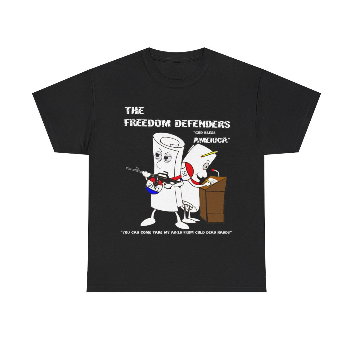 Freedom Defenders Bill of Rights 1A  and 2A Short Sleeve Tee