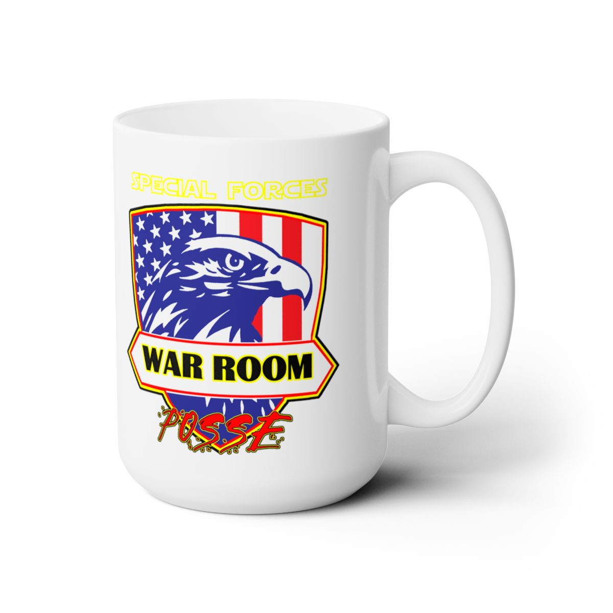 Bannon's War Room Posse Special Forces  White Mug 15oz