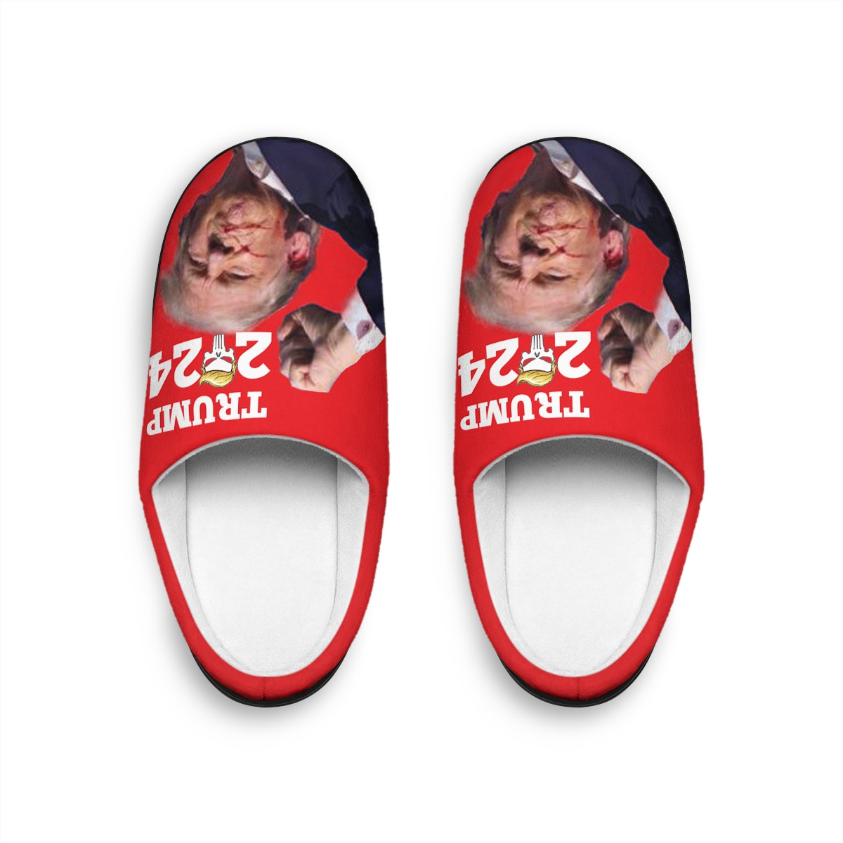 Trump 2024 Fist in the air Women's Indoor Slippers